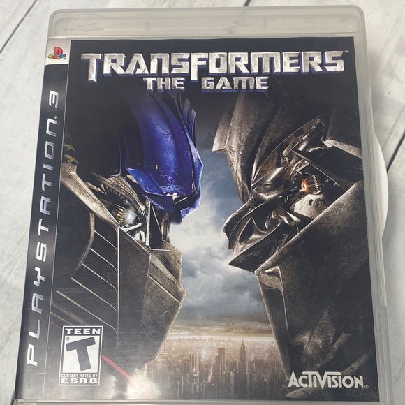 Transformers: The Game for PlayStation 3 - 2007- Black and Blue - Picture 1 of 6